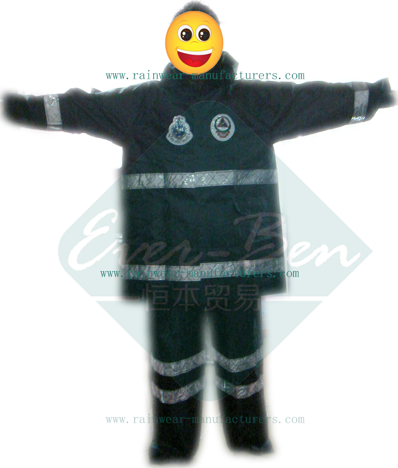 Polyester motorcycle clothing with reflective tape